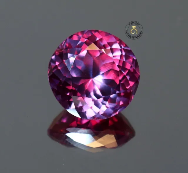 19.20 Ct+ Natural Purple Sapphire Round Cut Loose Gemstone Certified