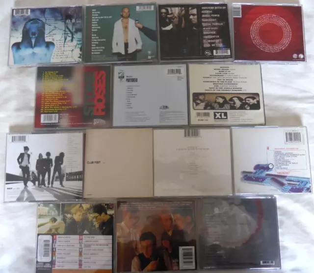 Lot:INDIE/ALT ROCK- 13 x CD: BLUR/MOBY/PRODIGY/EMINEM/PORTISHEAD/STROKES/COLDPLY 2