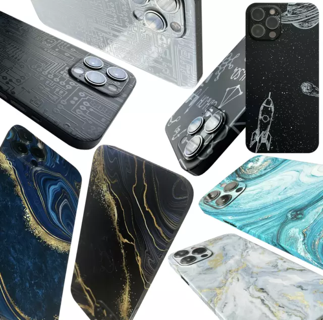 iPhone 14 13 12 11 X Pro Max Skin Wrap Folie Case Xr 3M Case Schutzfolie PCB