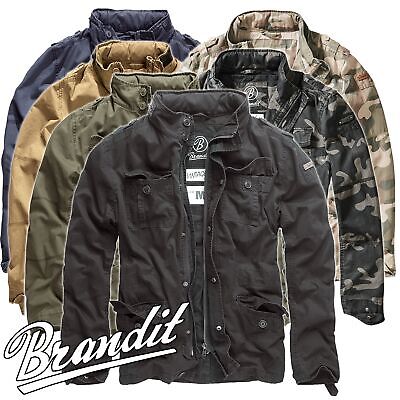 Brandit Britannia Vintage Uomo Giacca Transizione Giacca Army campo Giacca m65 s-5xl 