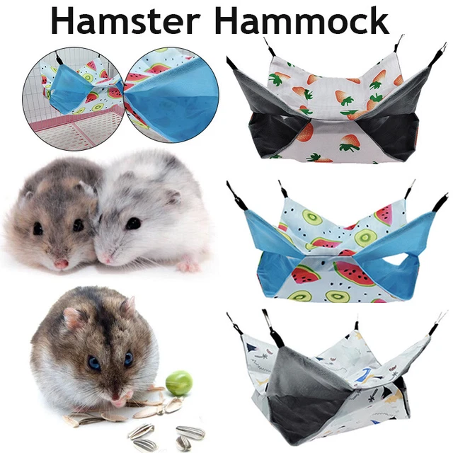 Pet Hamster Bird Ferret Rat Squirrel Hammock Hanging Cage Nest Bed House Toys√