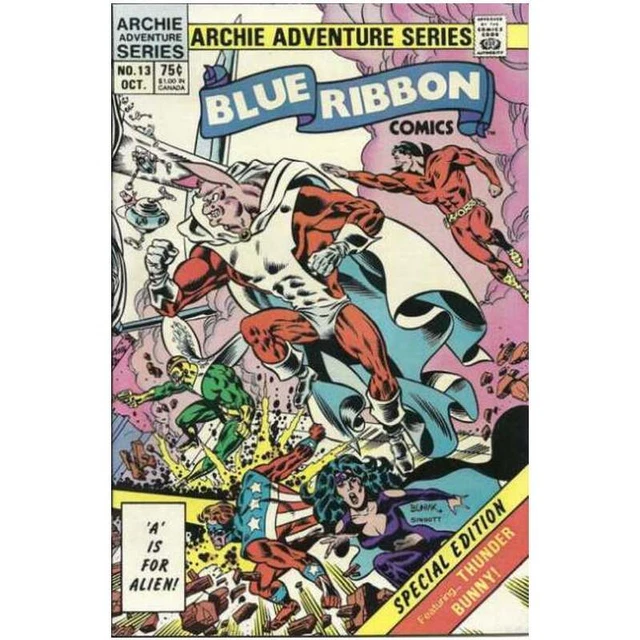 Blue Ribbon Comics (1983 series) #13 in VF + condition. Red Circle comics [h: