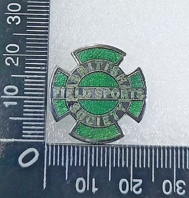 British Field Sports Society. Metal. Enamel. Lapel Pin Badge.