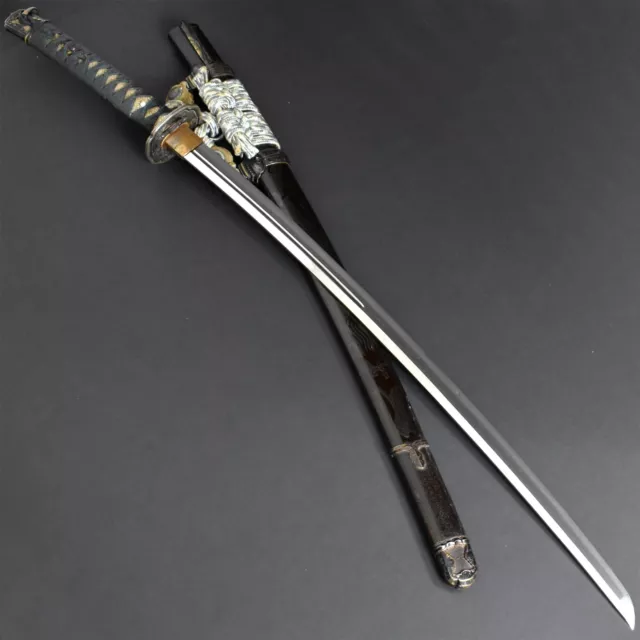 AUTHENTIC NIHONTO JAPANESE LONG SWORD KATANA w/KOSHIRAE ANTIQUE 72.4cm ...