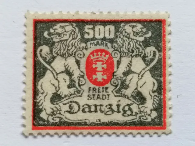 Briefmarke Freie Stadt Danzig 500 Michel-Nr. 144? postfrisch (A54)