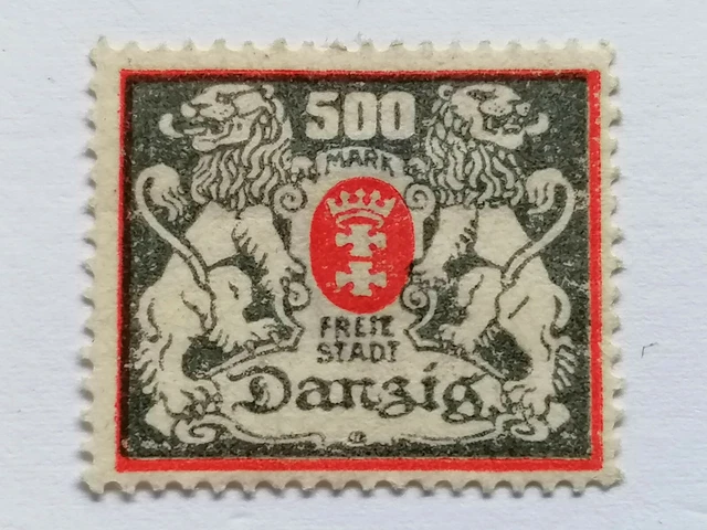 Briefmarke Freie Stadt Danzig 500 Michel-Nr. 144? postfrisch (A54)