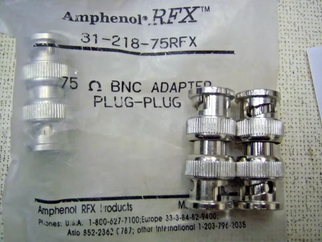 19 Amphenol BNC Adapters 31-218-75Rfx 3