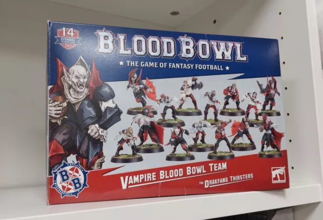 Warhammer Blood Bowl VAMPIRE Team THE DRAKFANG THIRSTERS single models