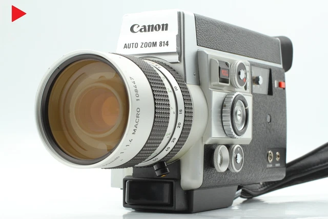 [MINT] Canon Auto Zoom 814 Electronic Super8 8mm Film Movie Camera from JAPAN