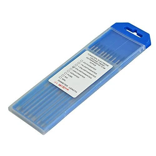 Electrode de tungstène TIG Lanthané 2,0% WL20 Bleu Ciel (1/16"x 6" & 1,6mm x150m