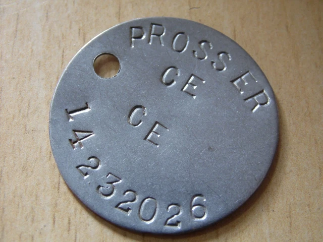 WW2 RELIC DOGTAG ww2 RAC RTR Recce Replacement from GSC - PROSSER 026 ...