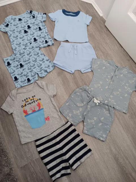 Mamas & Papas, Gap x 4 Baby Boy's Outfits Age 3-9 Months