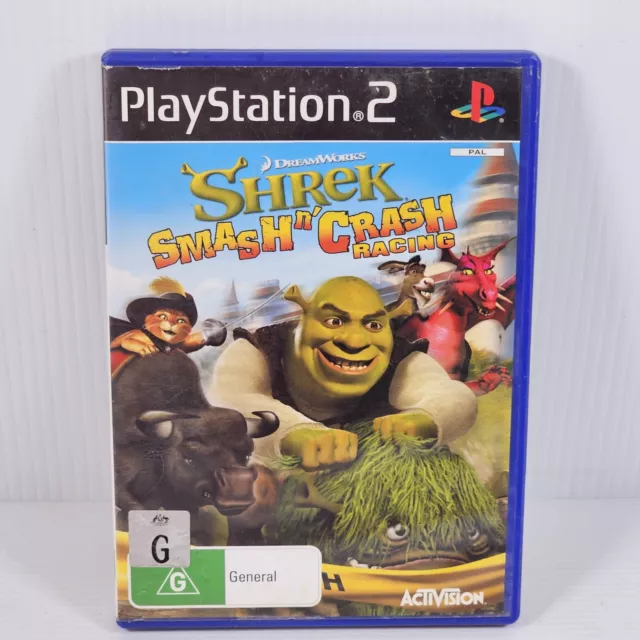 PLAYSTATION PSP SHREK SMASH N CRASH RACING COMPLETE GAME