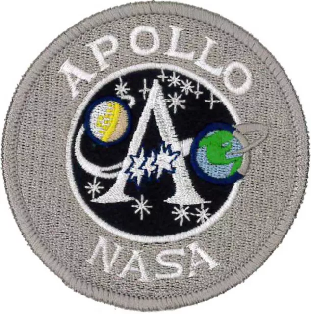 Apollo 'A'  Mission Embroidered Patch (Official Design) 7.5cm Dia approx