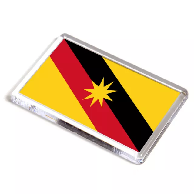 FRIDGE MAGNET - Sarawak (Malaysia) Flag