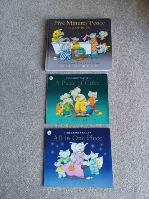 kids book bundle, Jill Murphy book bundle: 5 minutes piece with jigsaw puzzle