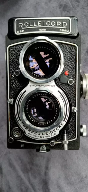 Rolleicord Va Modell K3E Typ 1 Synchro Compur Kamera + Zubehör