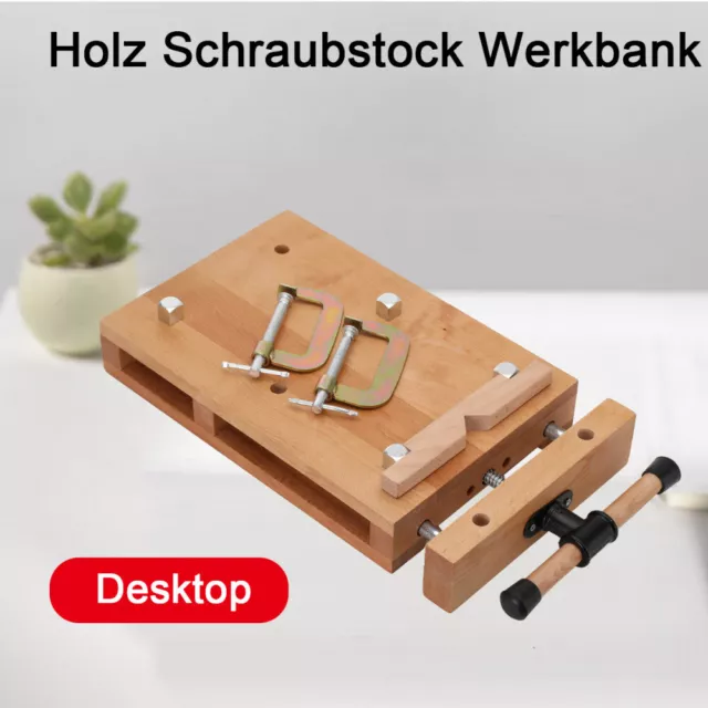 Neu Schraubstock Holz Holzarbeiten Holzschraubstock Vorderzange Hobelbank