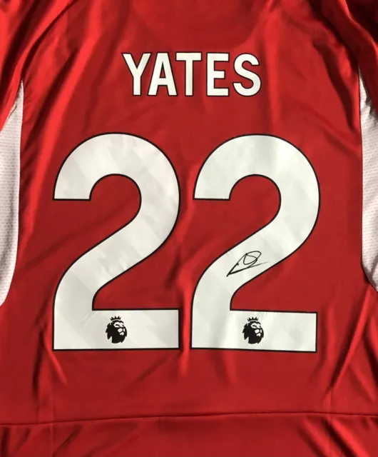 Ryan Yates Signed Nottingham Forest 23/24 Shirt Autograph