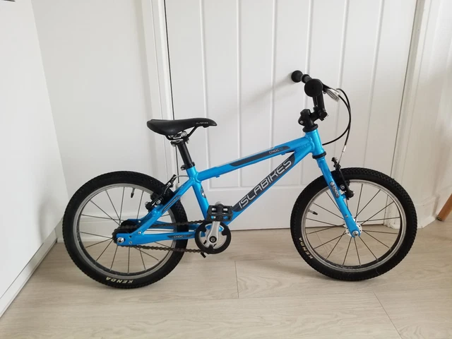 ISLABIKES CNOC 16 Kids Bike Blue Unisex For Boys Girls Light