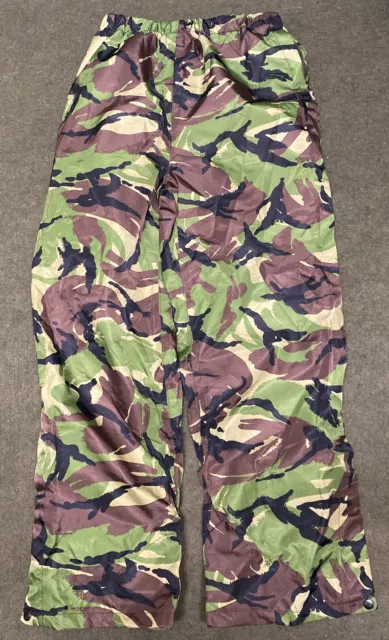 Genuino Rumana Ejército Dpm Woodland Goretex Pantalones 46 I. 86.4cm-91.4cm