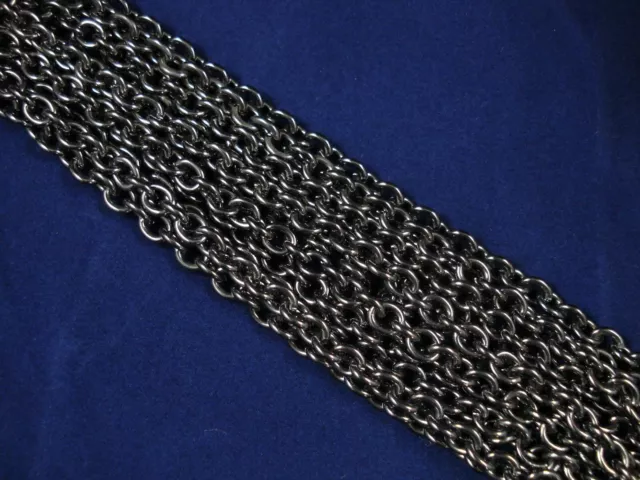 1m Oval Link Chain Dark Nickel DIY Jewelry Jewellery Making FREE POSTAGE