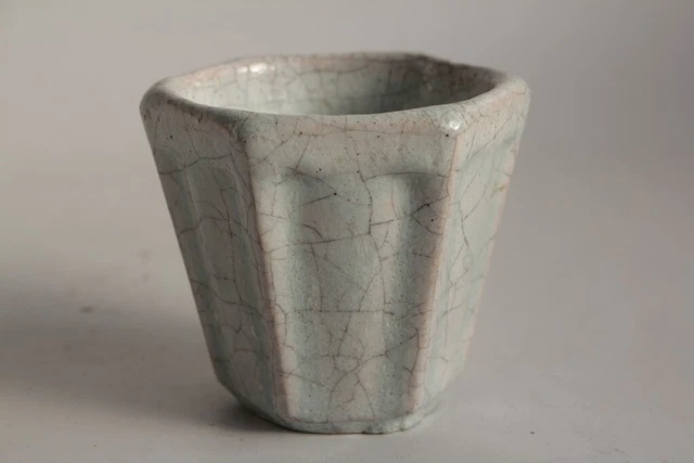 Paul Ami BONIFAS Petit vase céramique craquelée Art déco (62213)