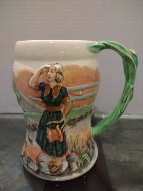 Rare Lady Crown Devon Fieldings Musical Jug Mug  "Sarie Maria's" Music Box