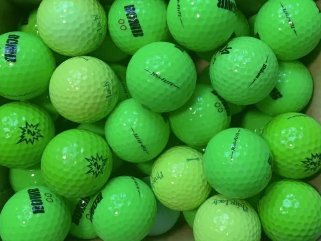 25 Golfbälle Grün Mix AA/AAA Qualität gebrauchte Bälle Lakeballs