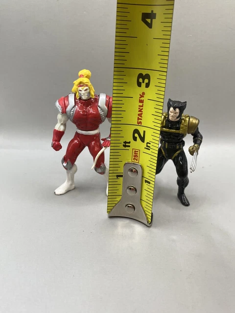 X-Men Toy Biz Marvel Heavy Metal Heroes Die Cast Figures Omega Red Wolverine 2