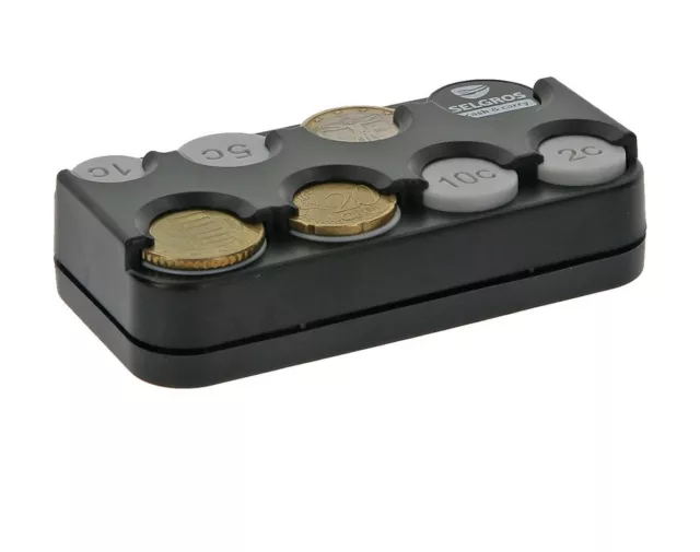 Caja Monedas Soporte de Clasificador 8-fach 1ct-50ct Euro Cada 8