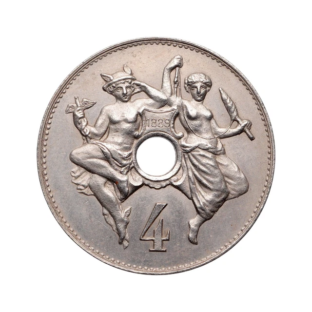 ESSAI - 4 Centimes 1889 - Projet TM NICKEL - France - FDC