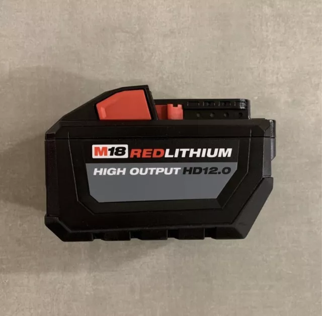 Milwaukee 48-11-1812 M18 RedLithium High Output HD 12.0 Battery Pack New Genuine