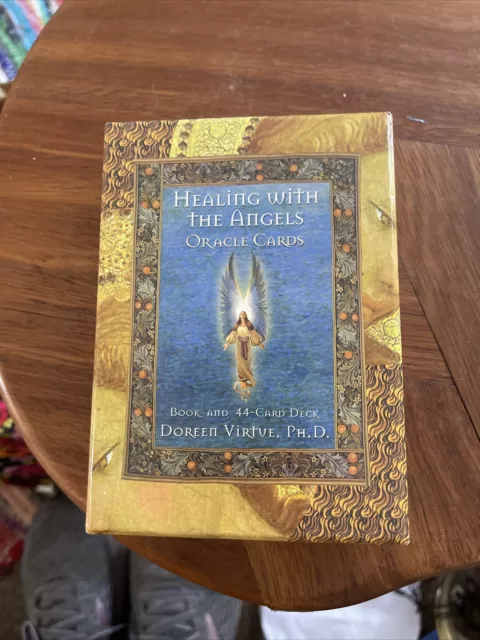 Healing With The Angels Oracle Cards Doreen Virtue 44 Card Deck Box Set