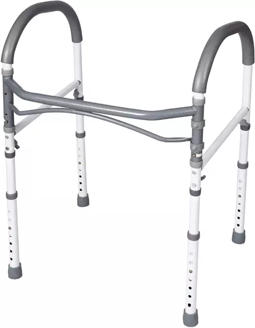 Carex Toilet Safety Rails - Toilet Handles for Elderly and Handicap - Home Care