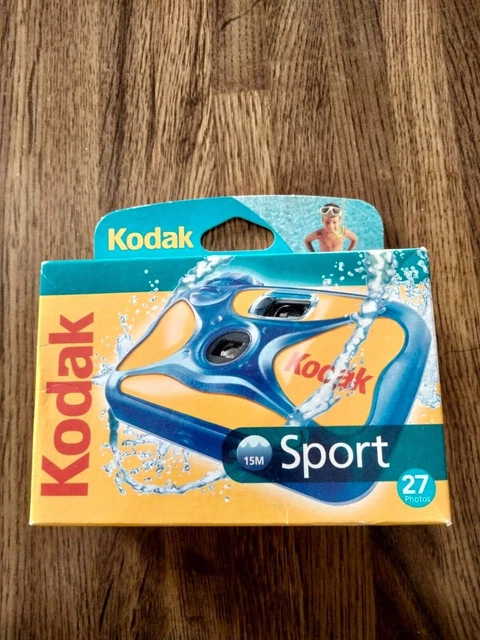 Fotocamera Monouso Impermeabile Kodak Sport – 27 Pose 35mm – Sott'acqua – Scad. 07/2026