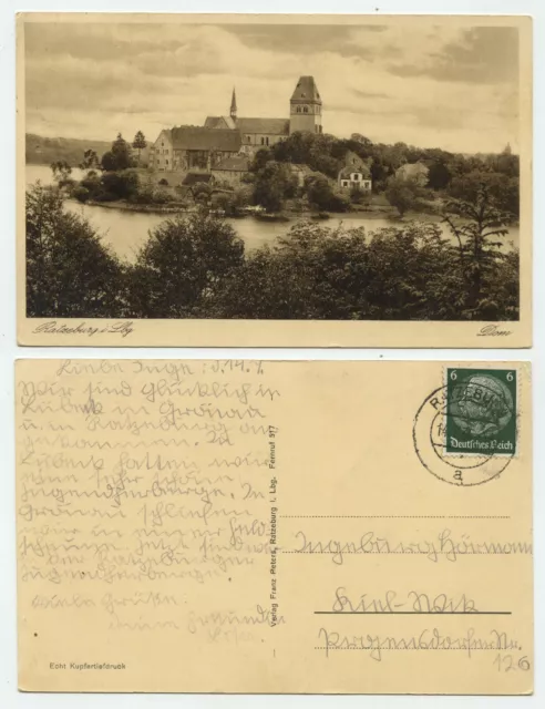 86832 - Ratzeburg - Dom - Ansichtskarte, gelaufen 14.7.1936