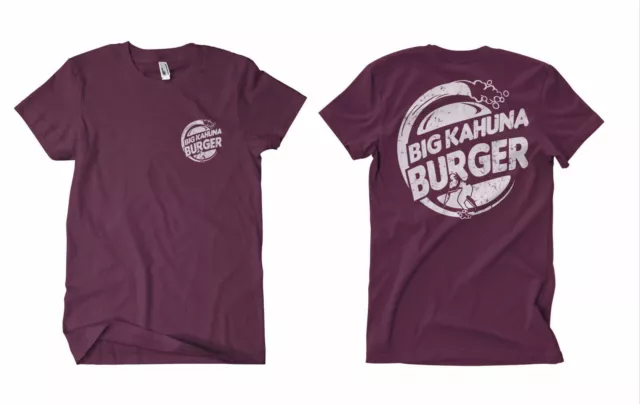 Big Kahuna Burger T-Shirt BURGUND F Jules Winnfield Tarantino Pulp Fiction Movie