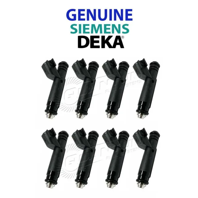 GENUINE SIEMENS DEKA 60LB Fuel Injectors EV6/USCAR 60mm 630cc 108191 FI114191 *8