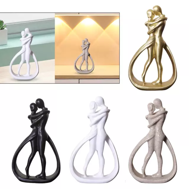 Statue de Couple, Figurine de Couple, artisanat d'art romantique, ornement de