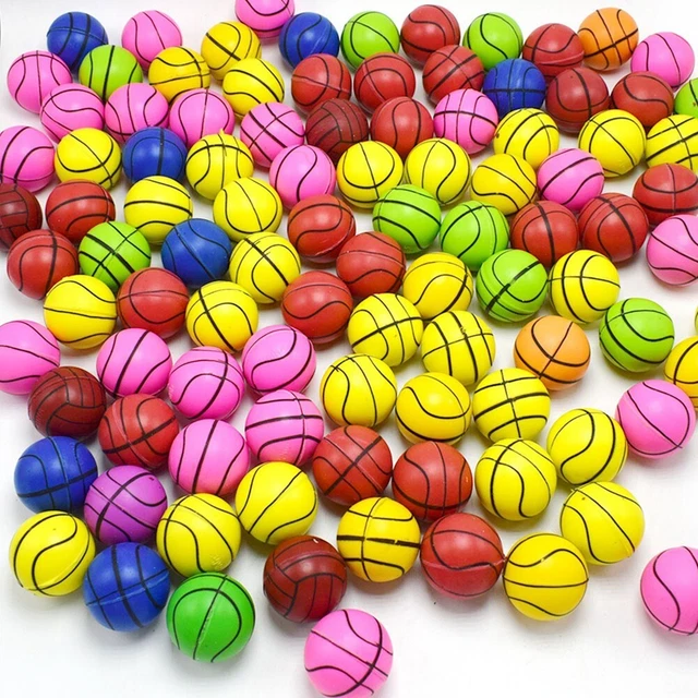 Juguete al aire libre bolas saltadoras 10 piezas colorido mezclado fuerte elasticidad
