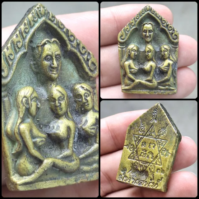 Powerful Phra KHUN PHAEN  Thai Amulet Holy Magic Talisman Charm Lucky in Love