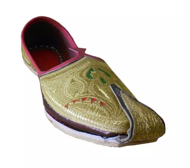 Chaussures pour hommes Mocassins traditionnels Punjabi Khussa Mojari en...