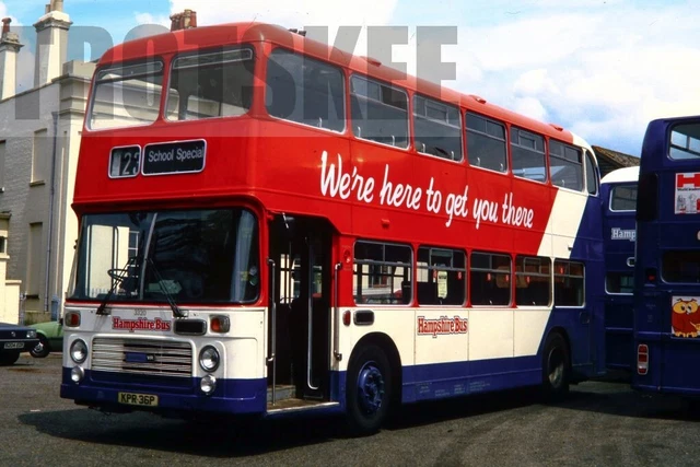 35mm Slide Hampshire Bus Bristol VRTSL3 ECW 3320 KPR36P Southampton 1987 Orig