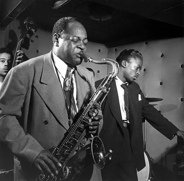 Photo Of Coleman Hawkins And Miles Davis Jazz Music Old Photo