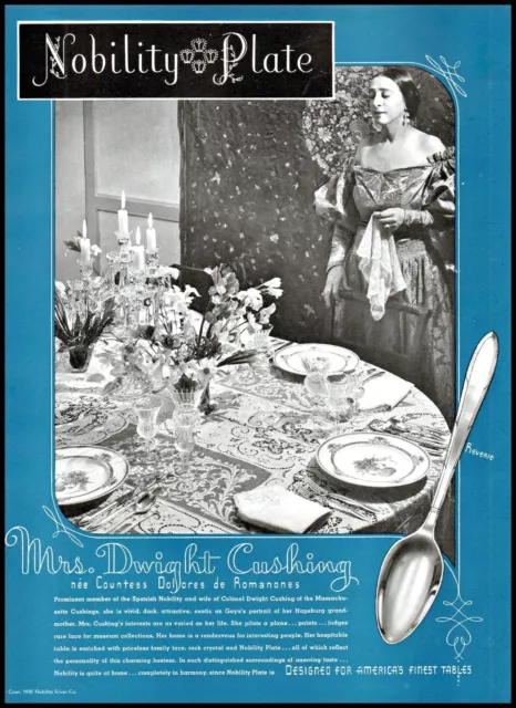 1940 Countess Delores De Romanones Nobility Plate Vintage Photo Print Ad Adl26 995 Picclick