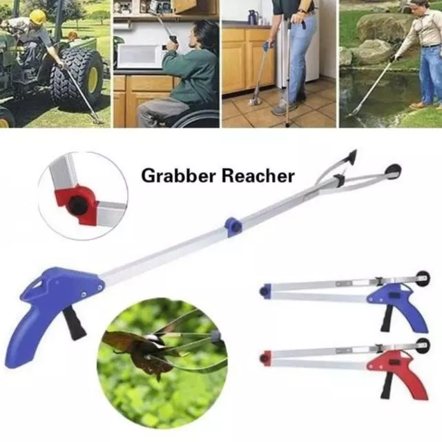 Long Reach Grabber Reacher Litter ​Picker Helping Hand Hot Up Held Pick Too S4M7