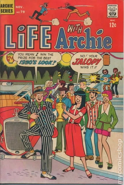 Life with Archie #79 FN- 5.5 1968 Stock Image Low Grade