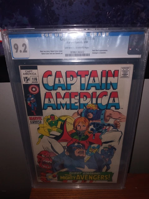 Captain America #116 CGC 9.2 NEAR-MINT- Red Skull