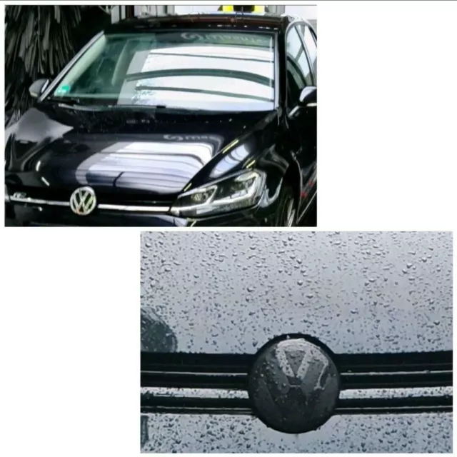 VW Golf 7 VII Facelift Ginstergelb Front Vorne Emblem Schwarz Zeichen GTI R  ACC